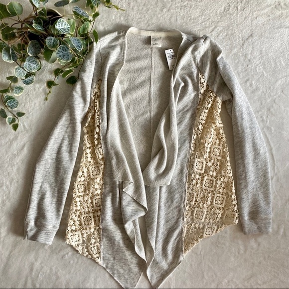 NWT Gray Abercrombie & Fitch cardigan - Picture 4 of 7